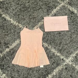 Girls Daydance Premium Pink Leotard with attached Skirt Ballet Size 150/12